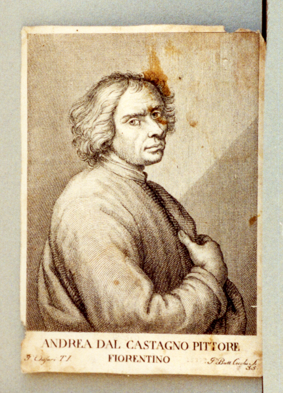 ritratto d'uomo (stampa) di Cecchi Giovanni Battista (secc. XVIII/ XIX)