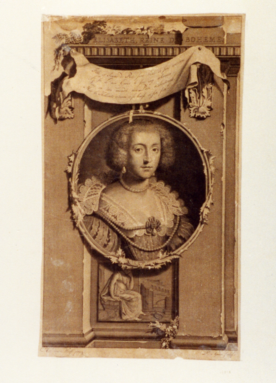 ritratto di donna (stampa) di Van der Werff Adriaan, Van Gunst Pieter Stevens (secc. XVII/ XVIII)