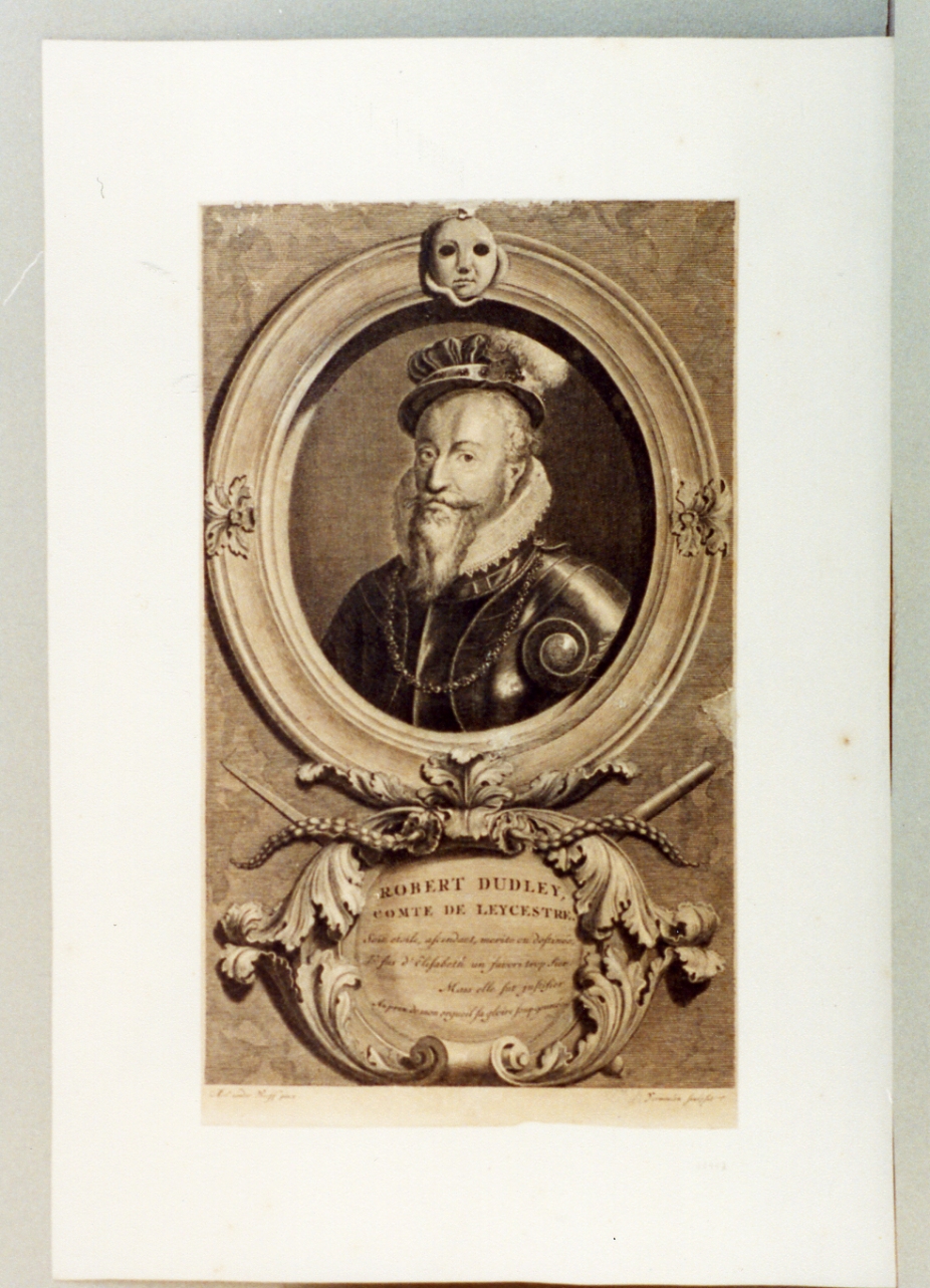 ritratto d'uomo (stampa) di Vermeulen Cornelis, Van der Werff Adriaan (secc. XVII/ XVIII)