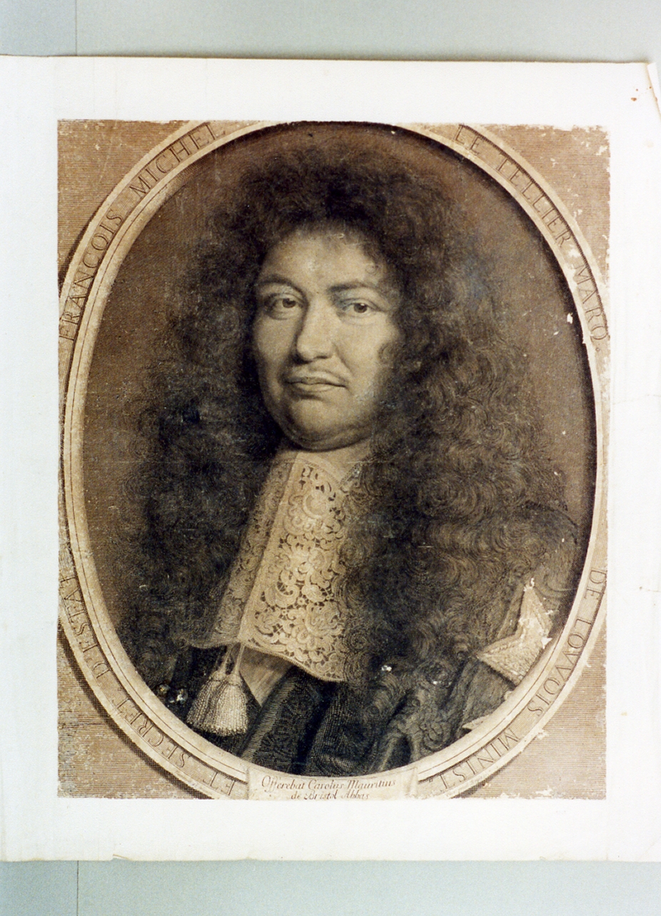 ritratto d'uomo (stampa) di Nanteuil Robert (sec. XVII)