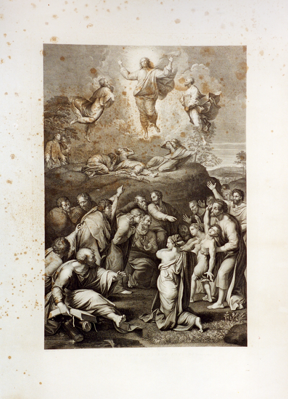 trasfigurazione (stampa) di Pavon Ignazio (sec. XIX)