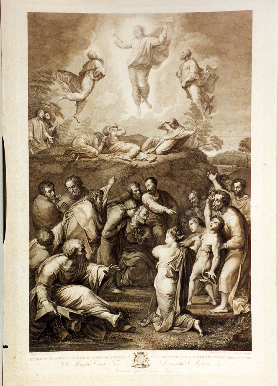 trasfigurazione (stampa) di Morghen Raffaello, Morghen Antonio detto Tenente (secc. XVIII/ XIX)
