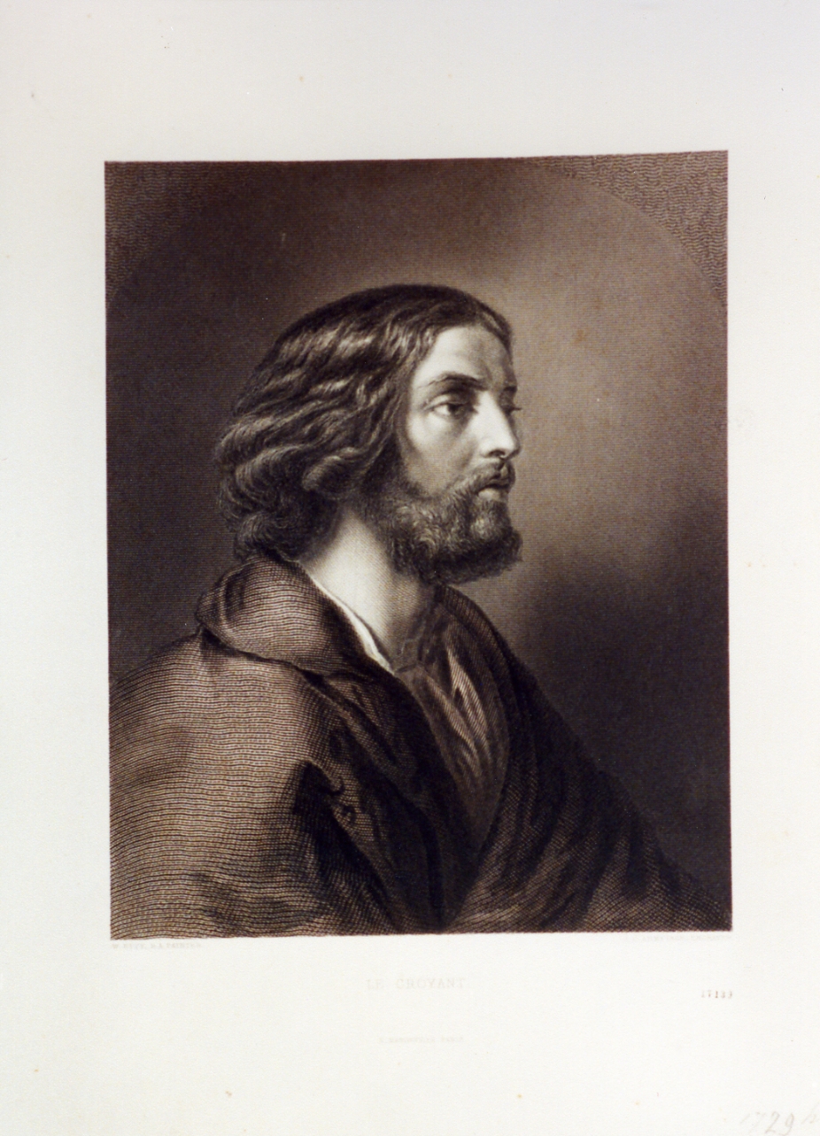 ritratto d'uomo (stampa) di Armytage James Charles, Etty William (sec. XIX)