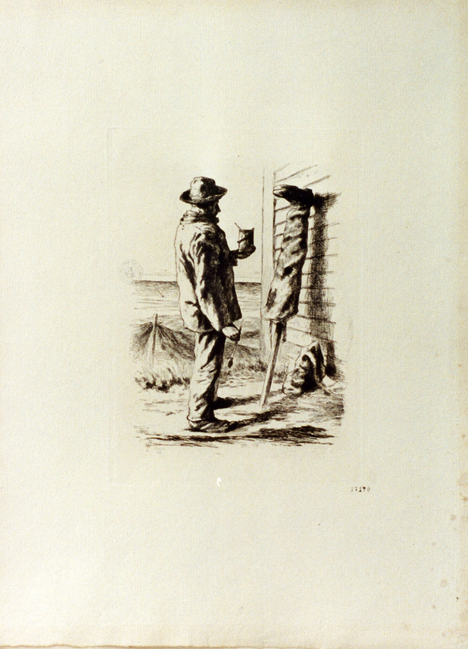 scena di vita peschereccia (stampa) di Peters Rev. Matthew William (sec. XIX)