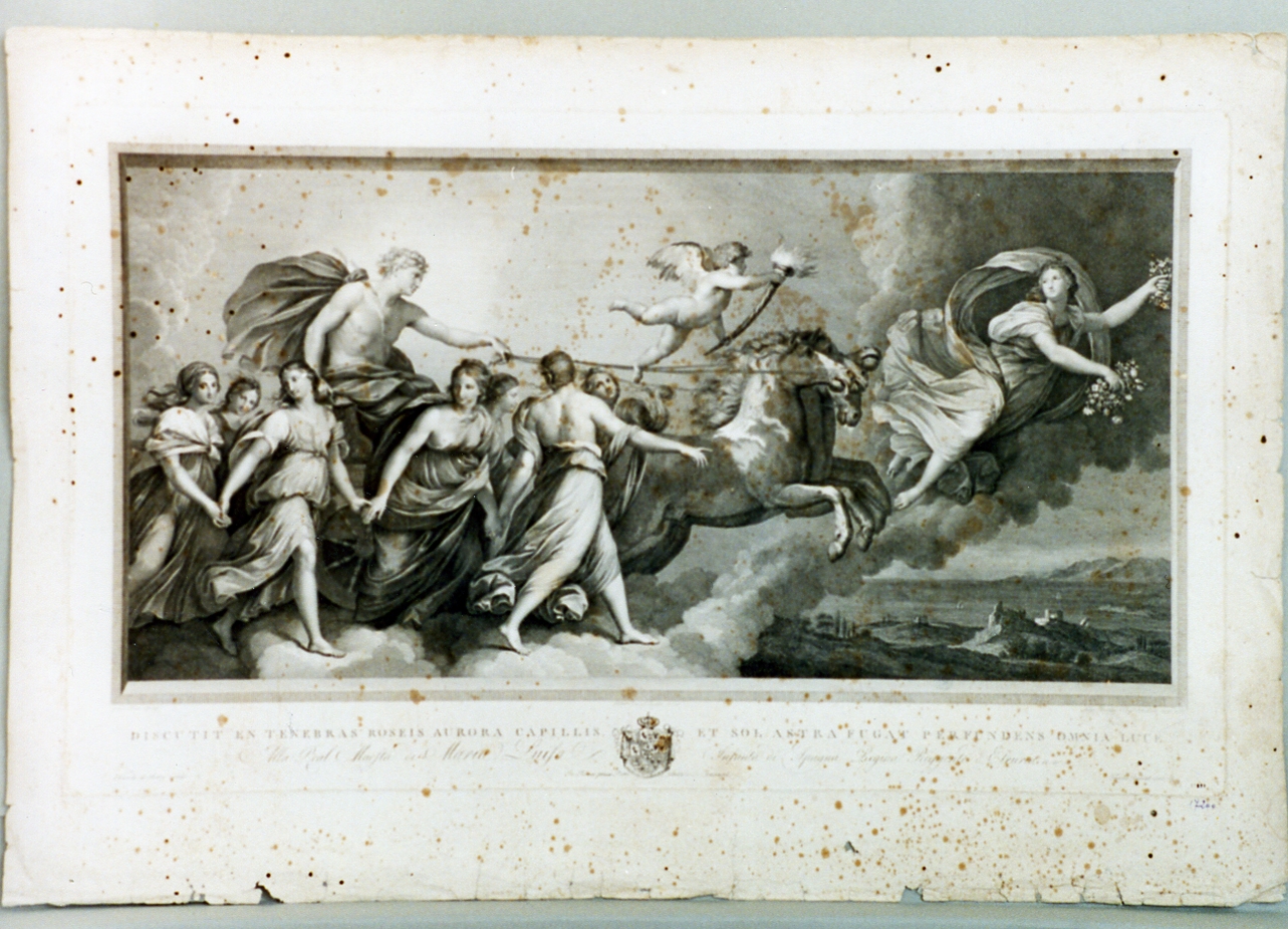 carro del Sole (stampa) di Rainaldi Francesco, Ermini Pietro (secc. XVIII/ XIX)