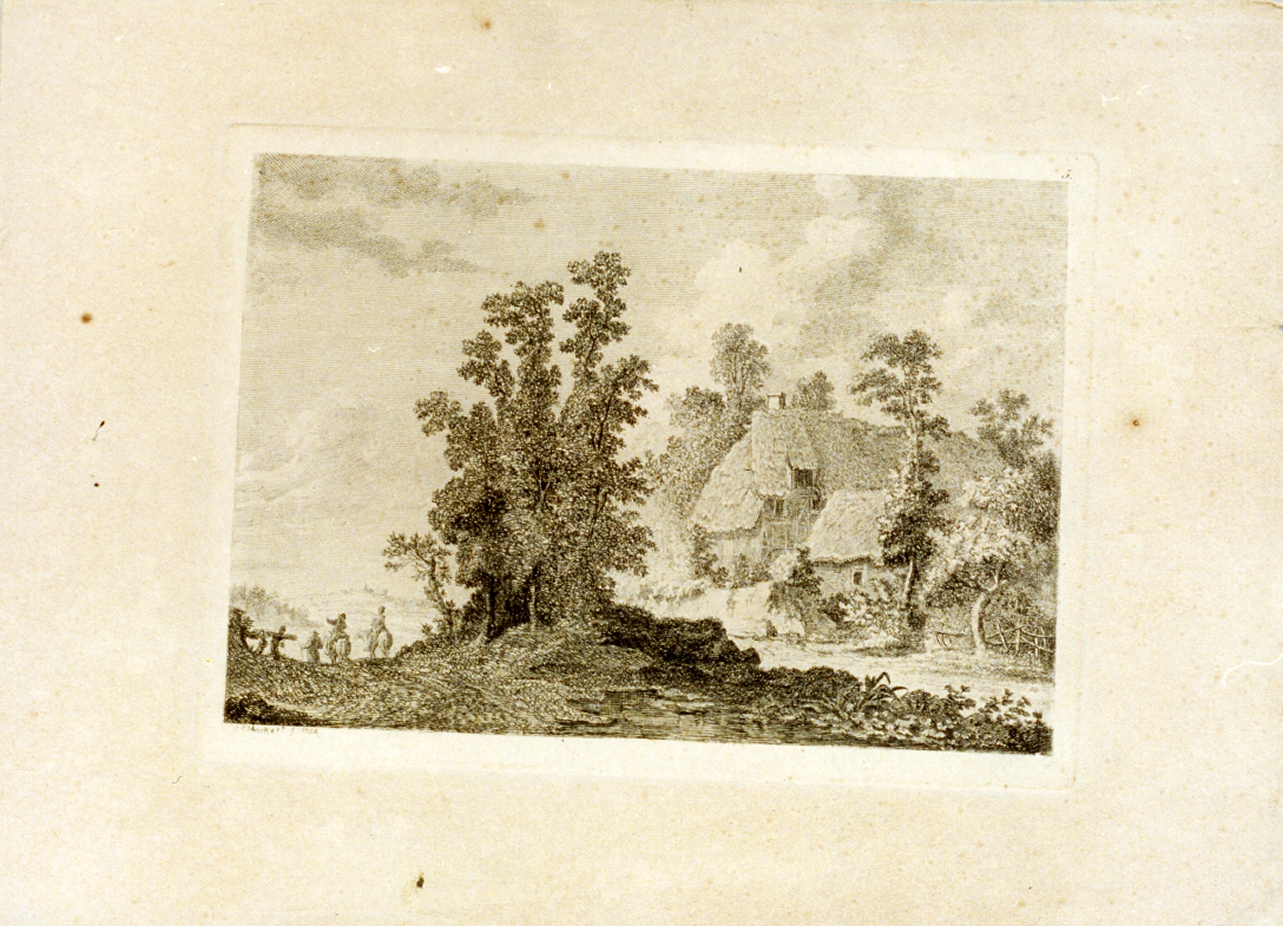paesaggio rurale (stampa) di Hackert Philipp (sec. XVIII)