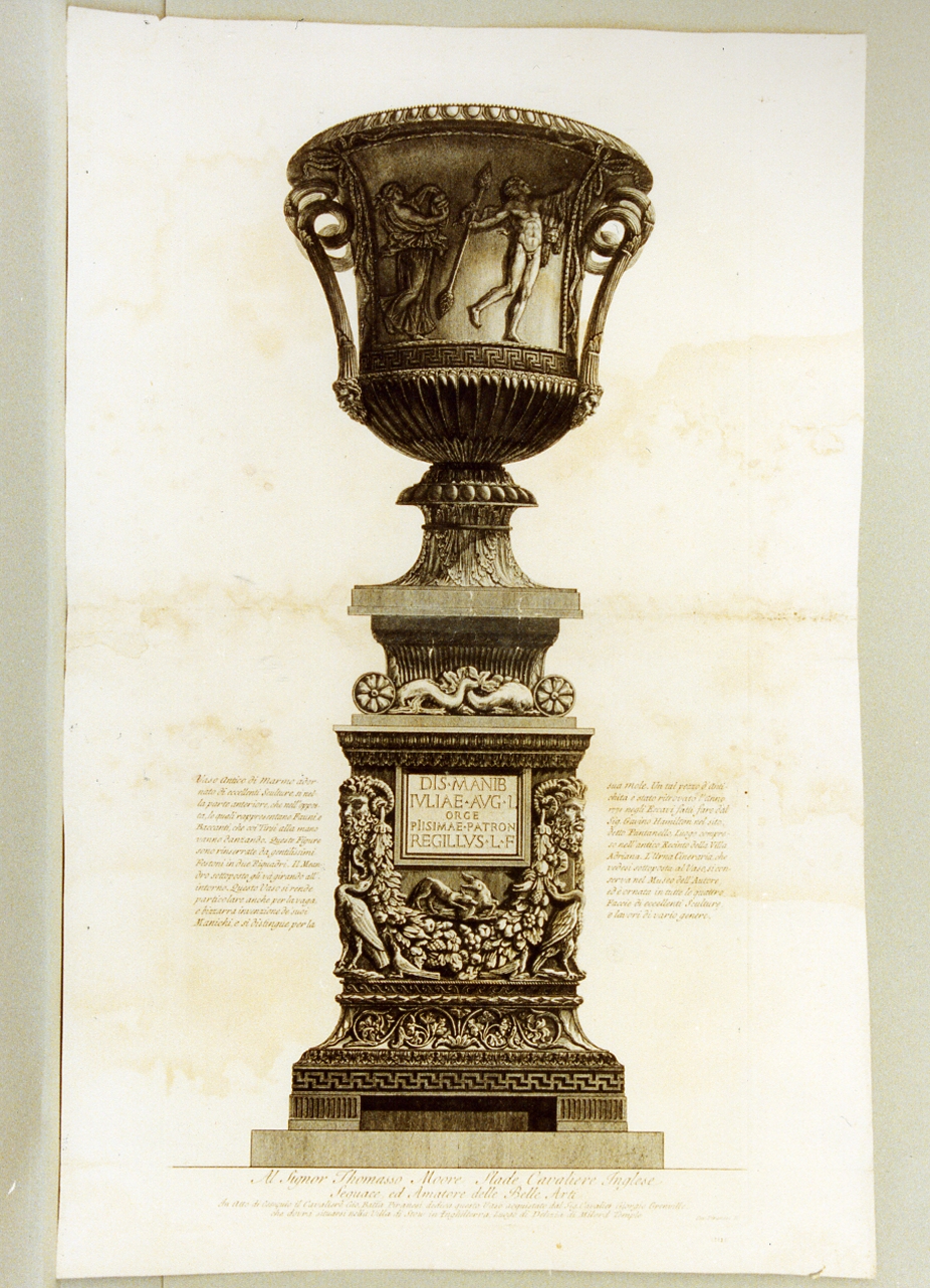 vaso (stampa) di Piranesi Giovanni Battista (sec. XVIII)