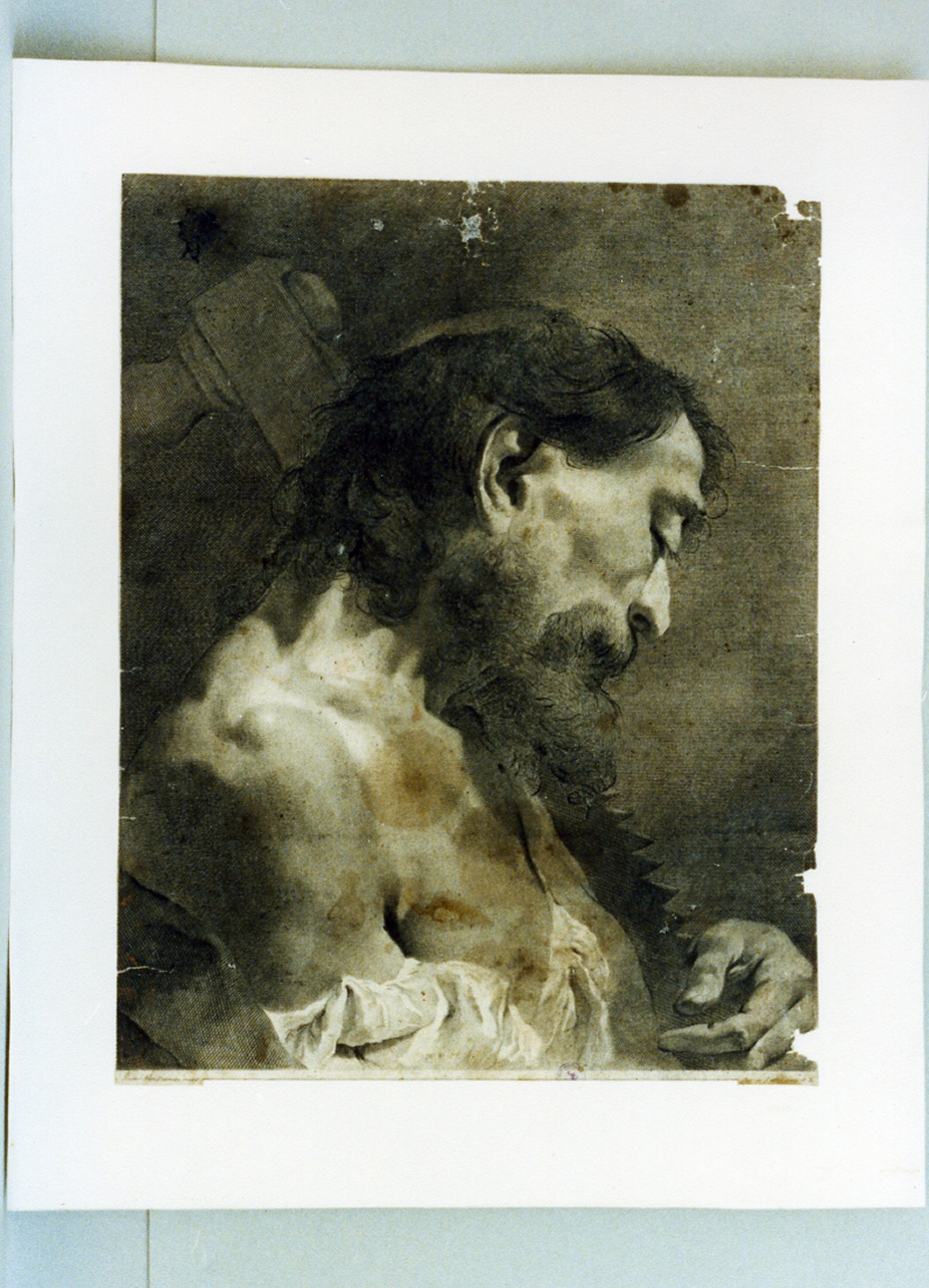 figura maschile (stampa) di Pitteri Marco Alvise (sec. XVIII)