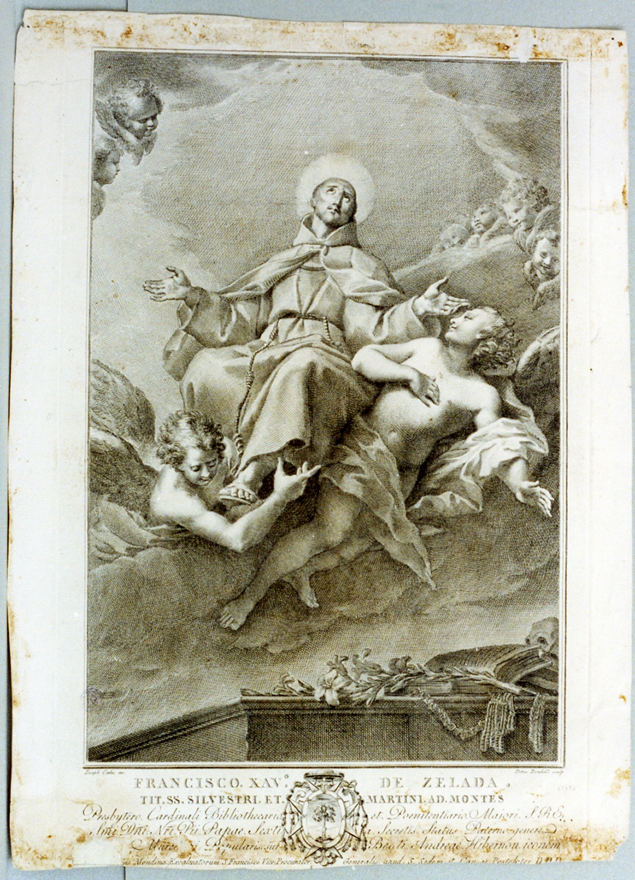 San Francesco Saverio (stampa) di Cades Giuseppe, Bombelli Pietro Leone (secc. XVIII/ XIX)