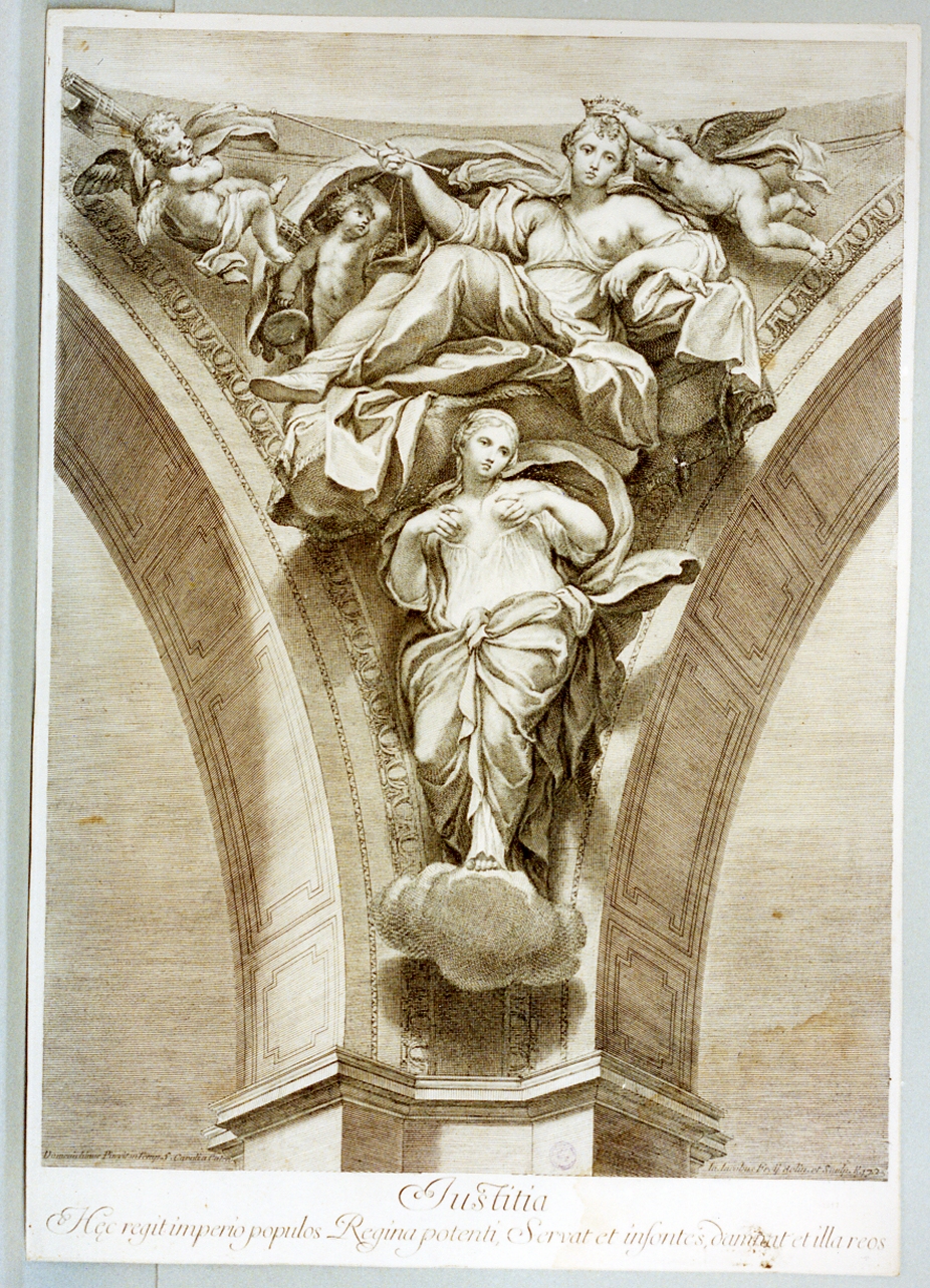 giustizia (stampa) di Frey Jakob (sec. XVIII)