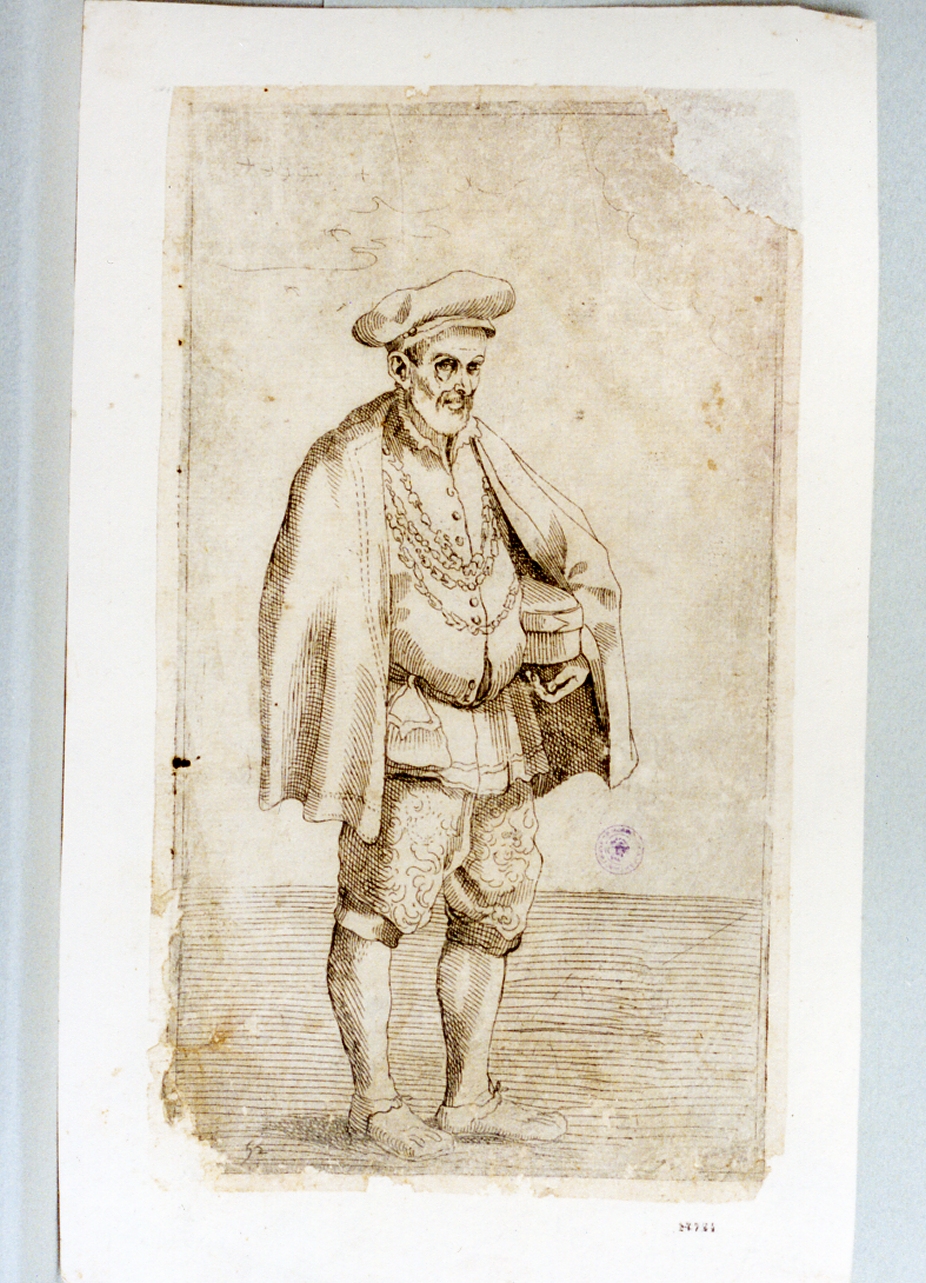 figura maschile (stampa) di Guillain Simon (sec. XVII)