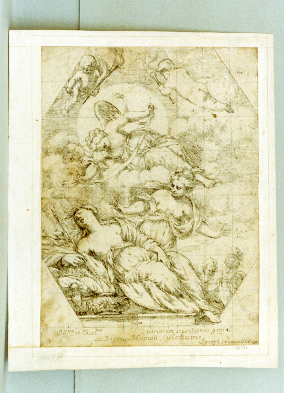 morte di Didone (stampa) di Diamantini Giuseppe (secc. XVII/ XVIII)