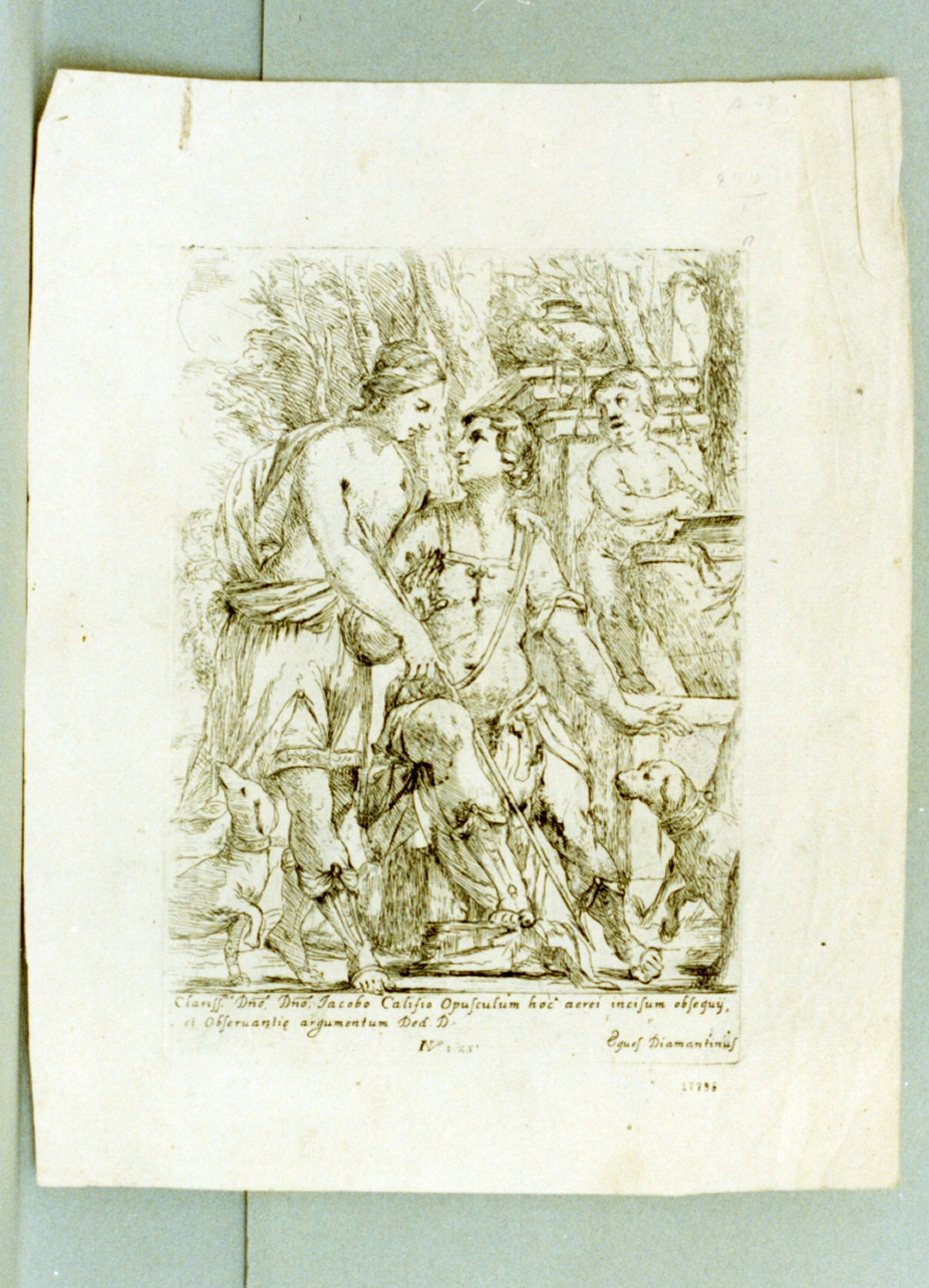 Marte e Venere (stampa) di Diamantini Giuseppe (secc. XVII/ XVIII)