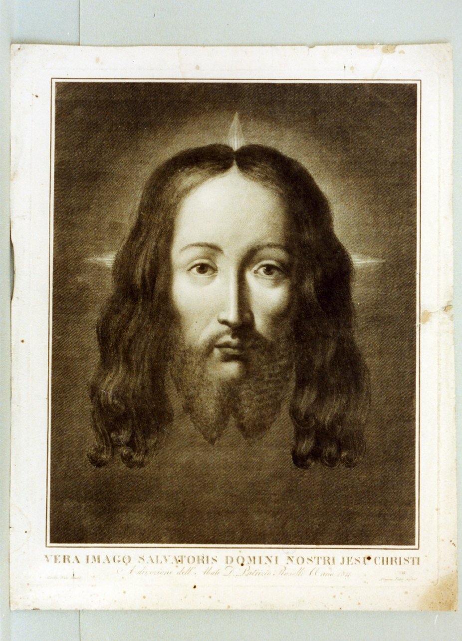 Volto Santo (stampa) - ambito italiano (sec. XIX)