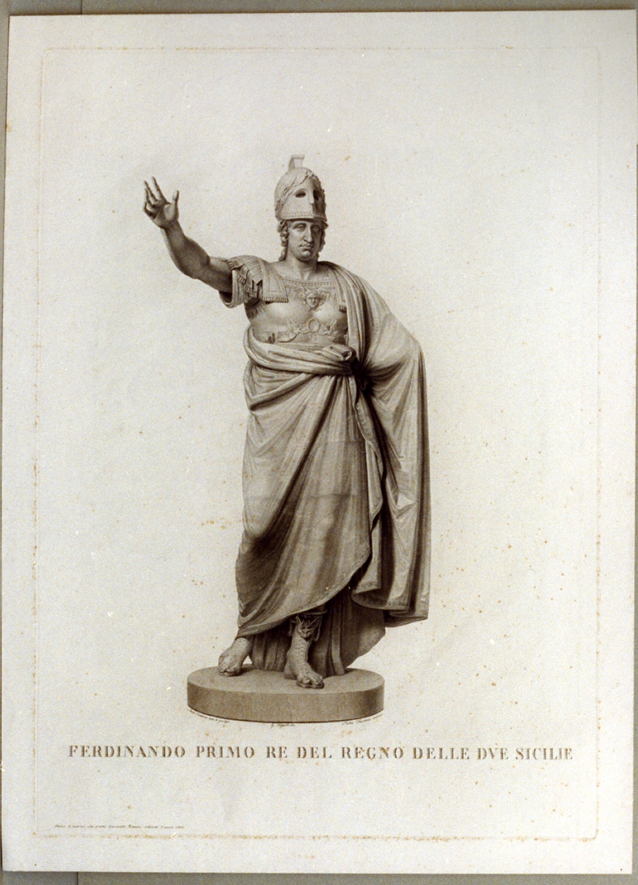 ritratto d'uomo (stampa) di Canova Antonio, Fontana Pietro (primo quarto sec. XIX)