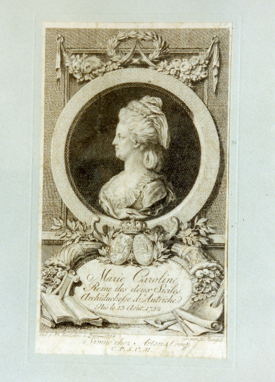 ritratto di donna (stampa) di Tagliolini Filippo (sec. XVIII)