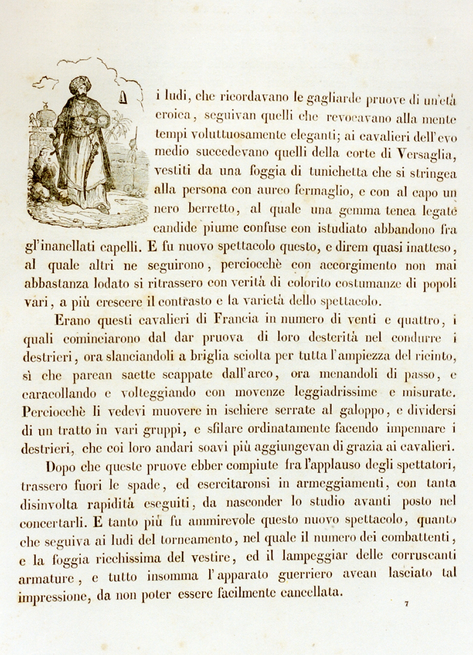 figura maschile (stampa) - ambito napoletano (sec. XIX)