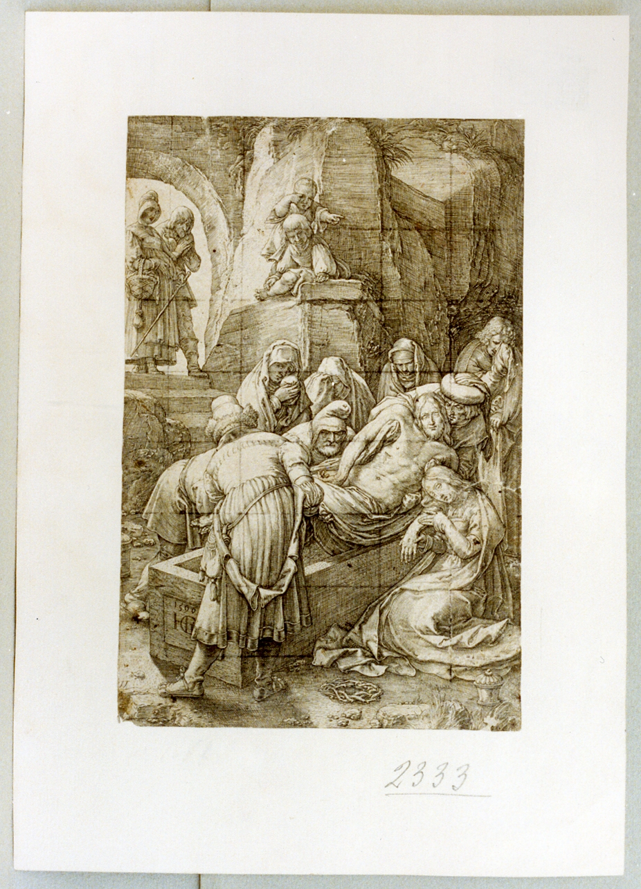 deposizione (stampa) di Goltzius Hubert (sec. XVI)