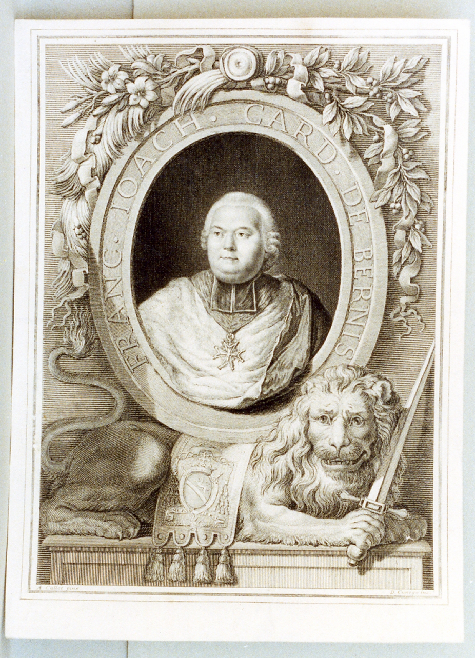 ritratto d'uomo (stampa) di Cunego Domenico (secc. XVIII/ XIX)