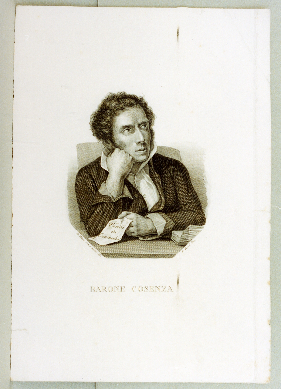 ritratto d'uomo (stampa) di De Blois Abraham (sec. XIX)