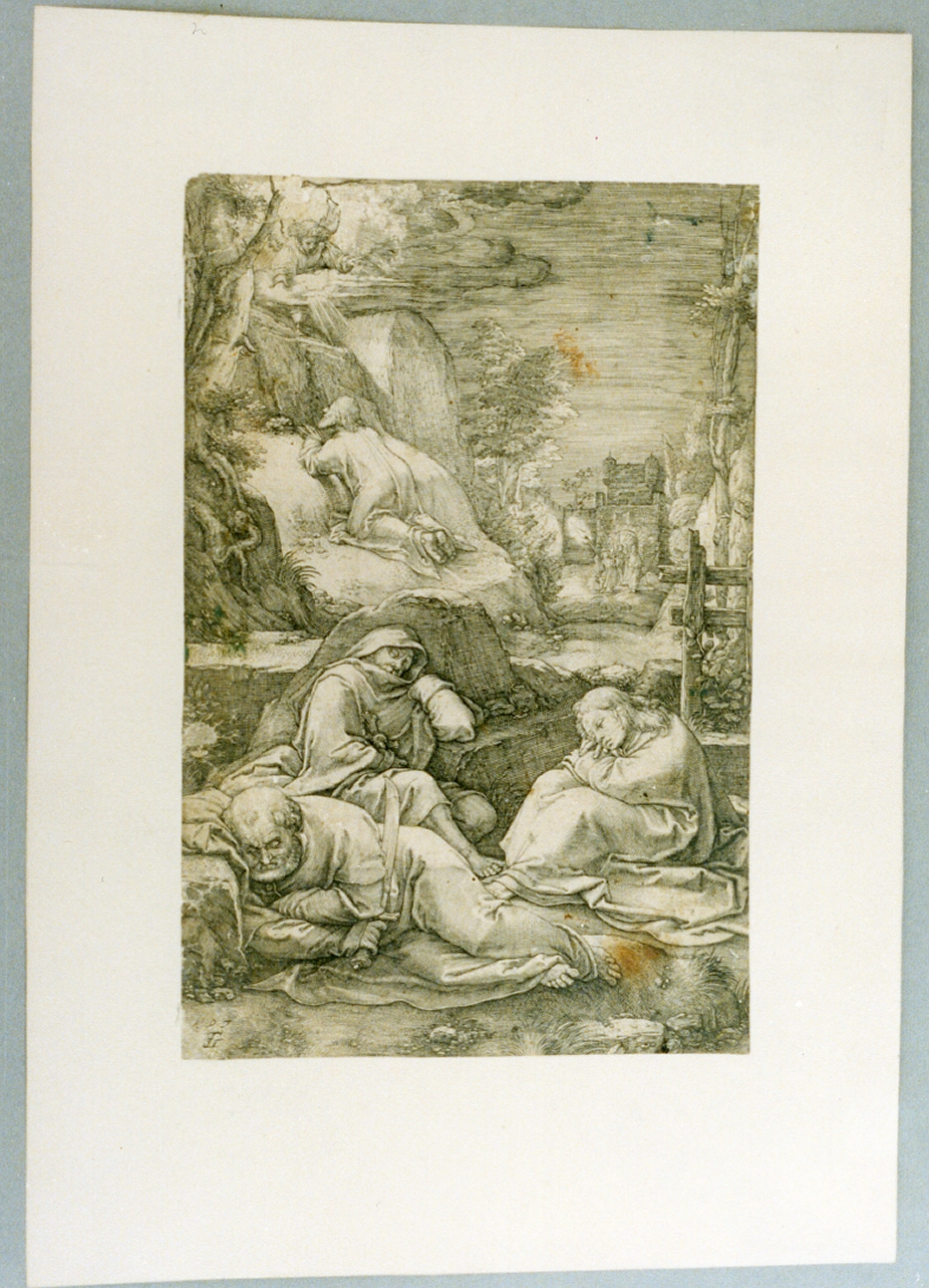 orazione di Cristo nell'orto di Getsemani (stampa) di Goltzius Hubert (sec. XVI)