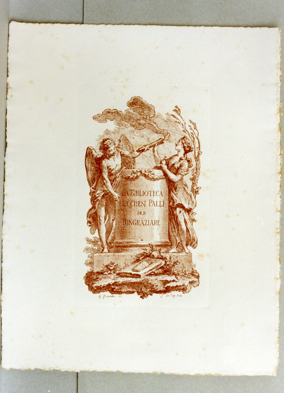 scena commemorativa (stampa) di Gravelot Hubert Francois (sec. XVIII)