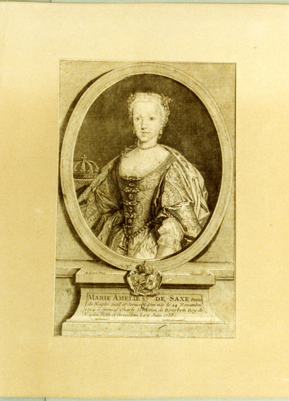 ritratto di donna (stampa) di Charpentier Etienne (sec. XVIII)