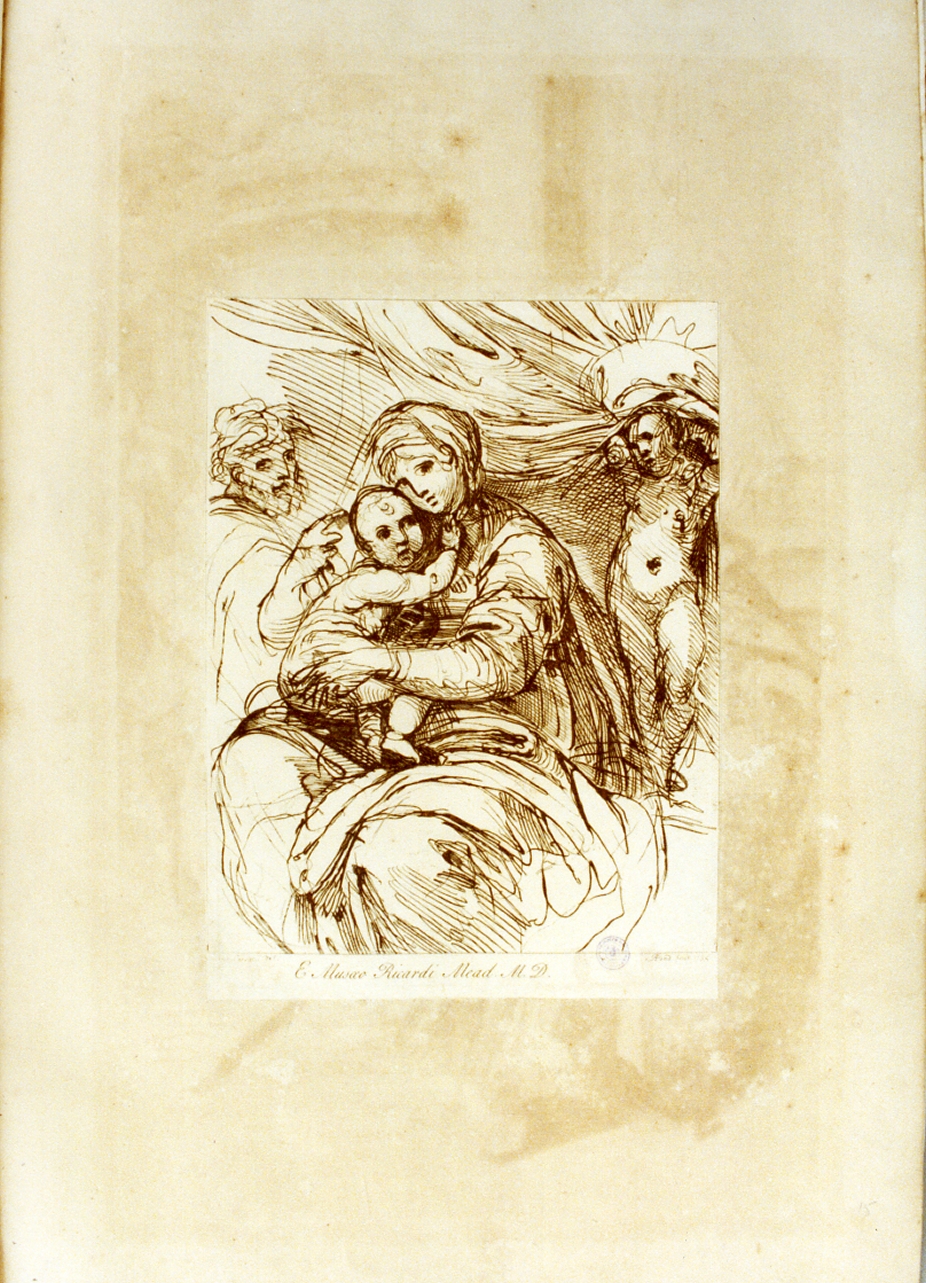 Sacra Famiglia (stampa) di Pond Arthur (sec. XVIII)