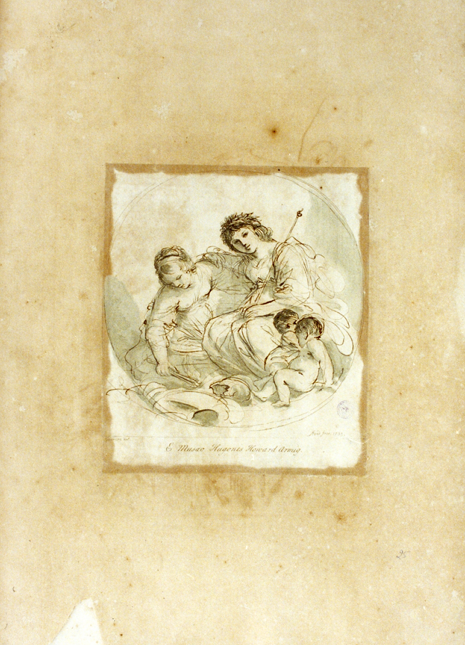 figure allegoriche (stampa a colori) di Pond Arthur (sec. XVIII)