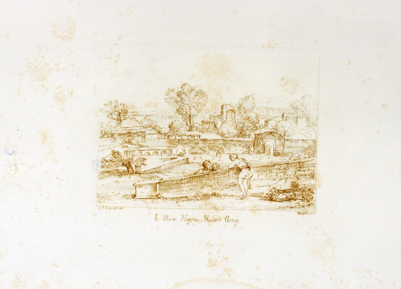 paesaggio (stampa) di Knapton Charles (sec. XVIII)