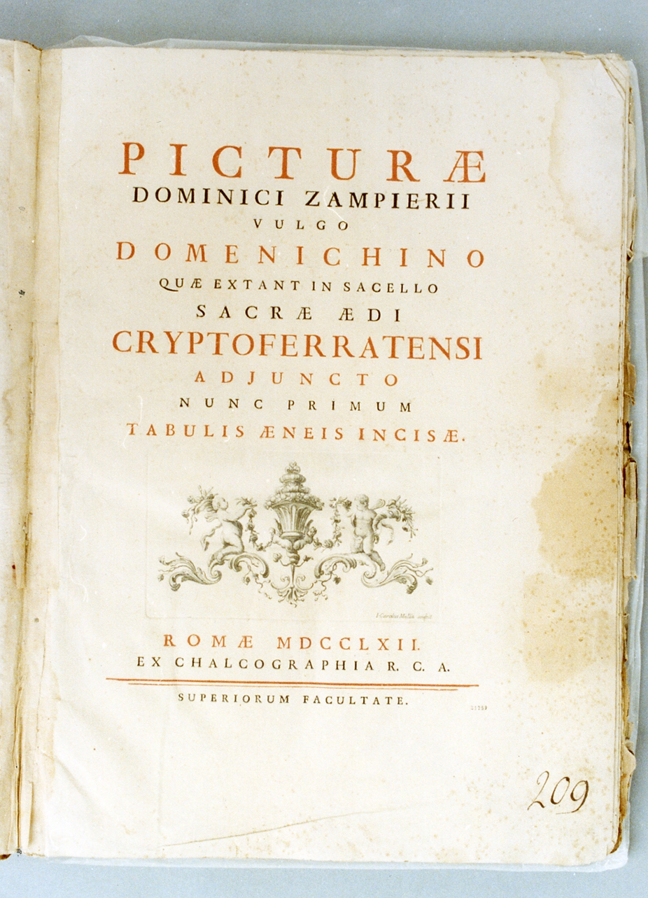 motivo decorativo (stampa a colori) di Mallia Giovanni Carlo (sec. XVIII)