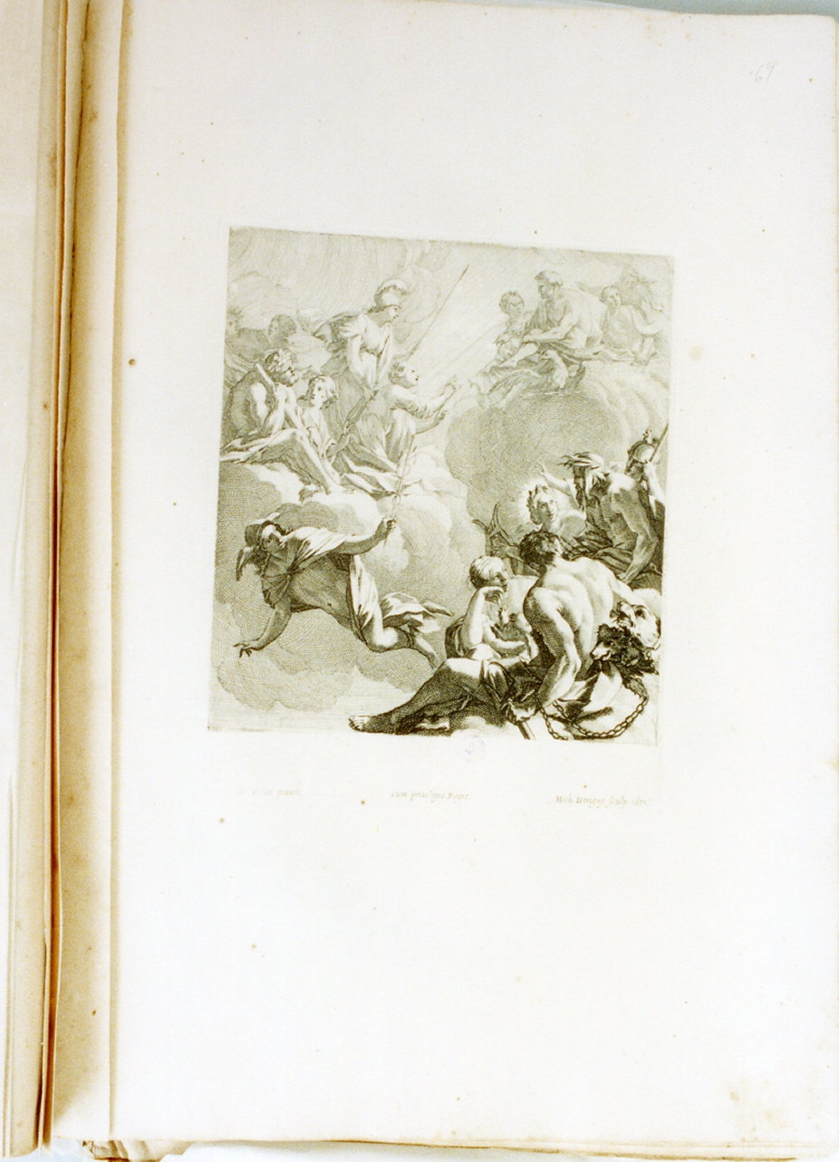scena mitologica (stampa) di Dorigny Michel, Vouet Simon (sec. XVII)