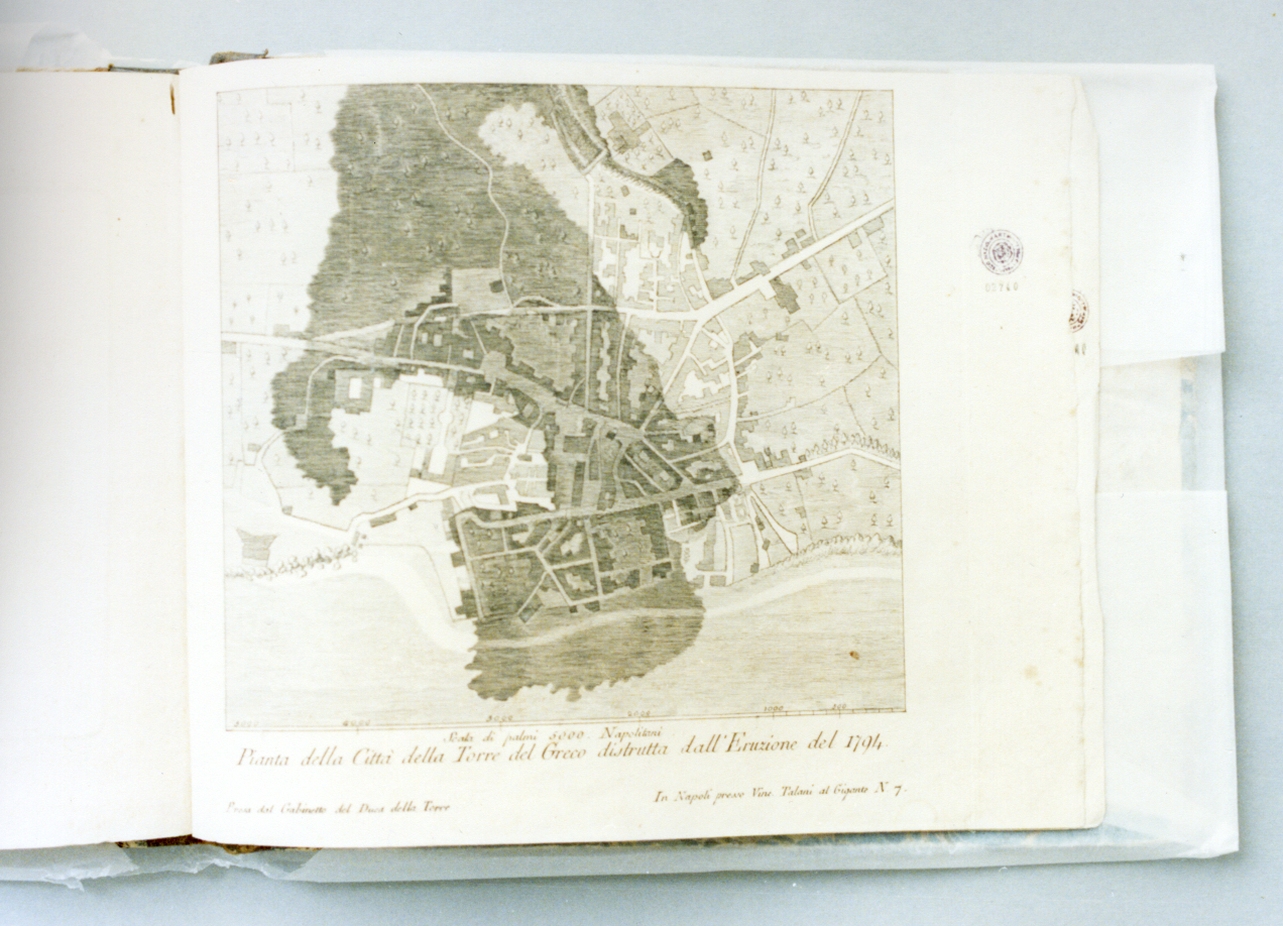 veduta di Torre del Greco (stampa) - ambito italiano (secc. XVIII/ XIX)