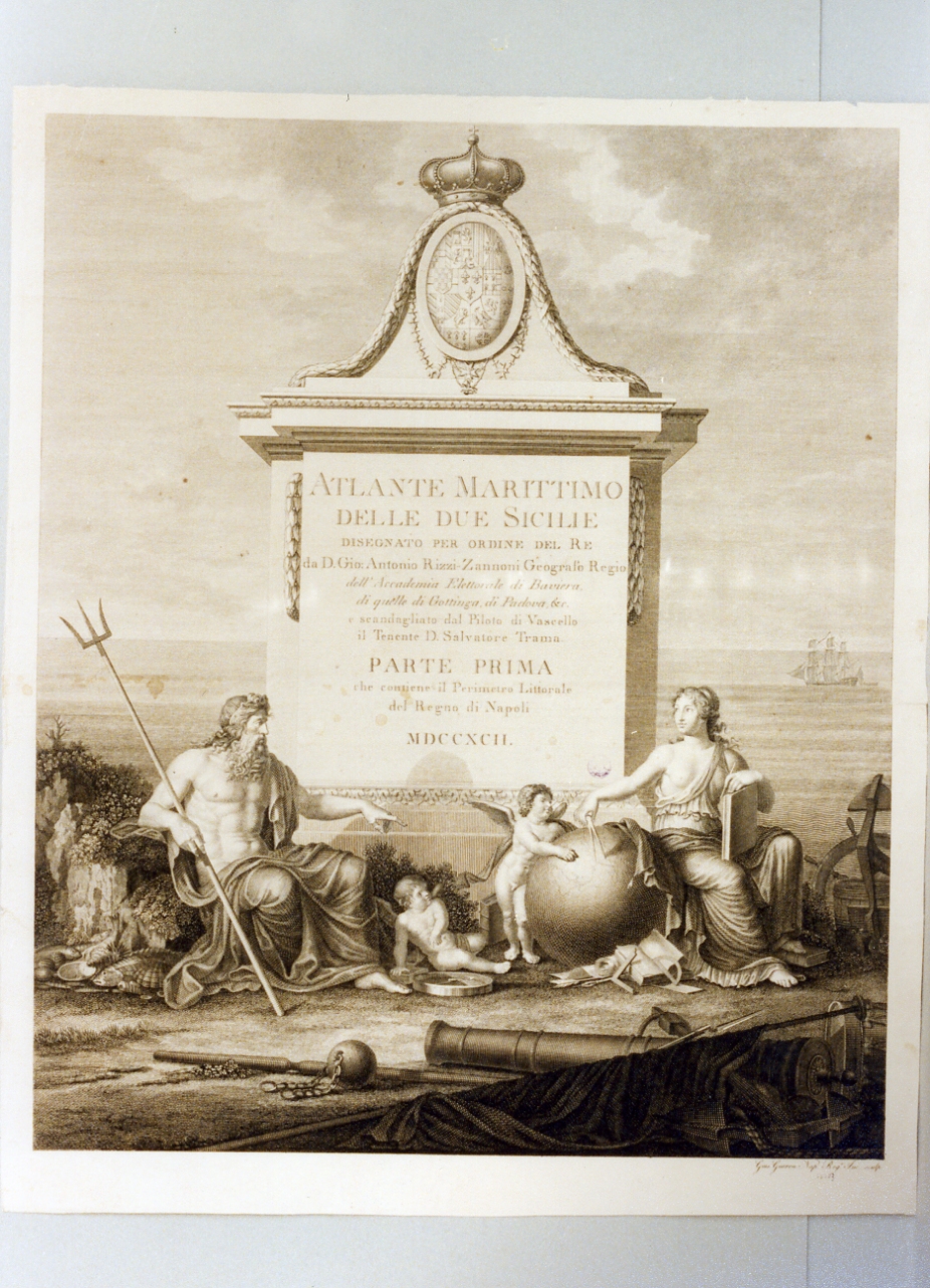figure allegoriche (stampa) di Guerra Giuseppe (sec. XVIII)
