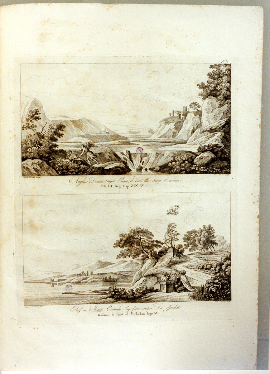 Elia (stampa) di Dughet Gaspard detto Pussino, Parboni Pietro (sec. XIX)