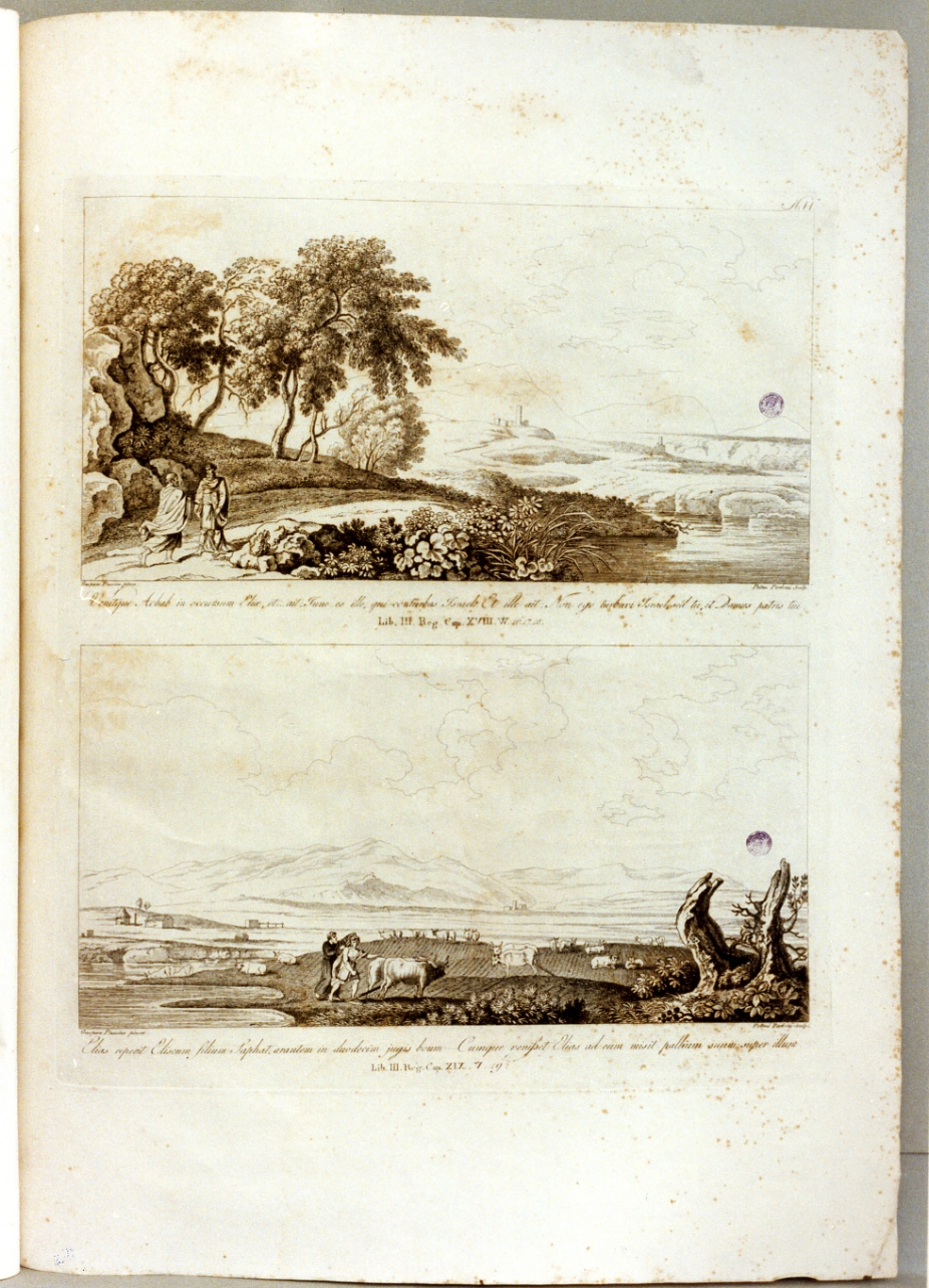 Elia (stampa) di Dughet Gaspard detto Pussino, Parboni Pietro (sec. XIX)