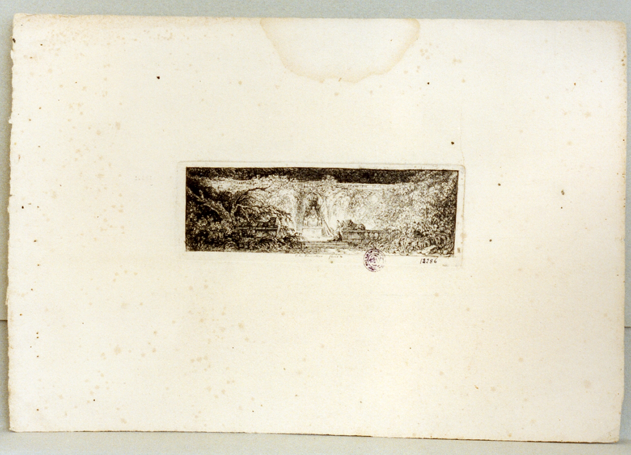 giardino (stampa) di Weirotter Franz Edmund (sec. XVIII)