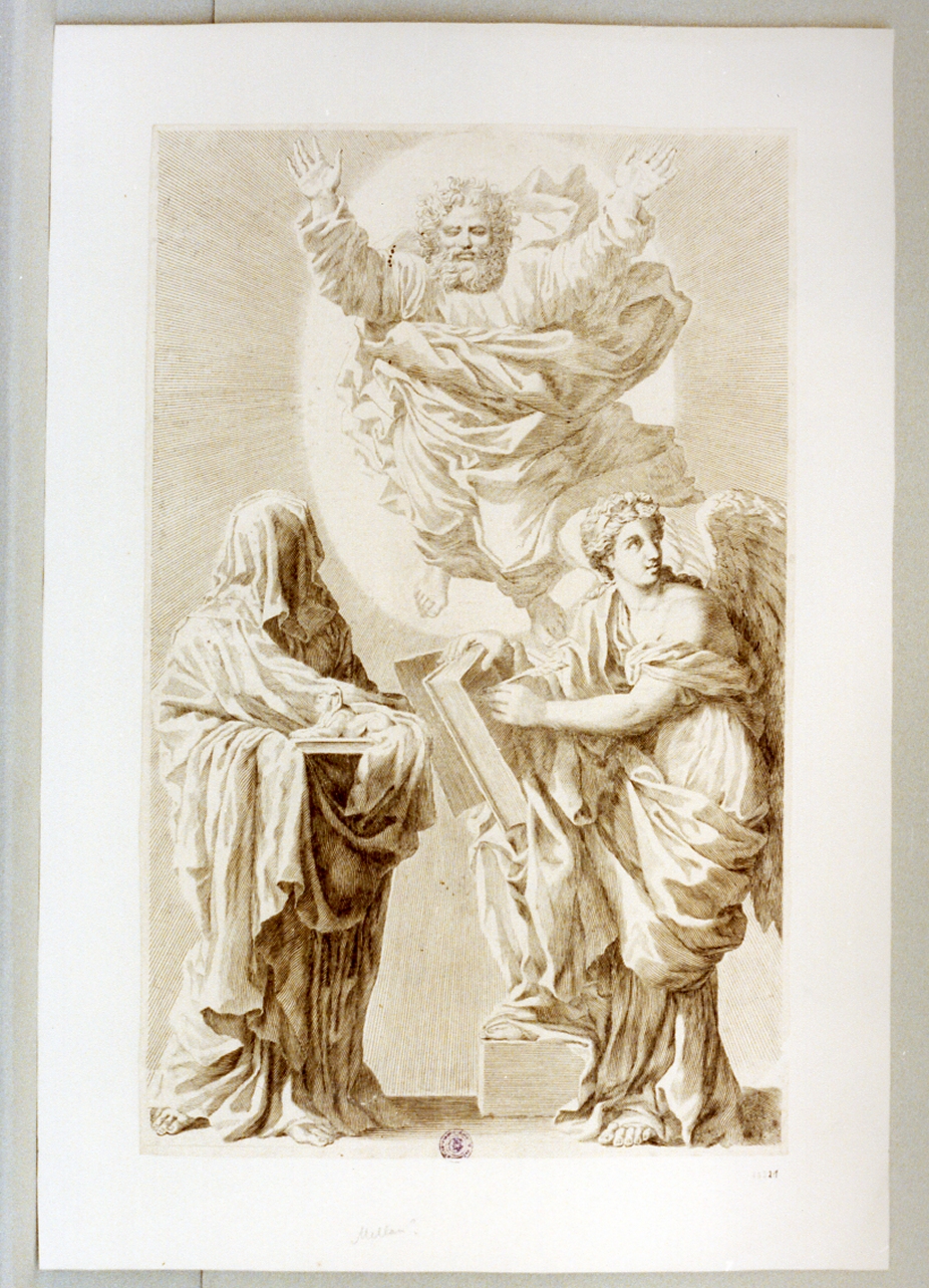 figure allegoriche (stampa) di Mellan Claude (sec. XVII)