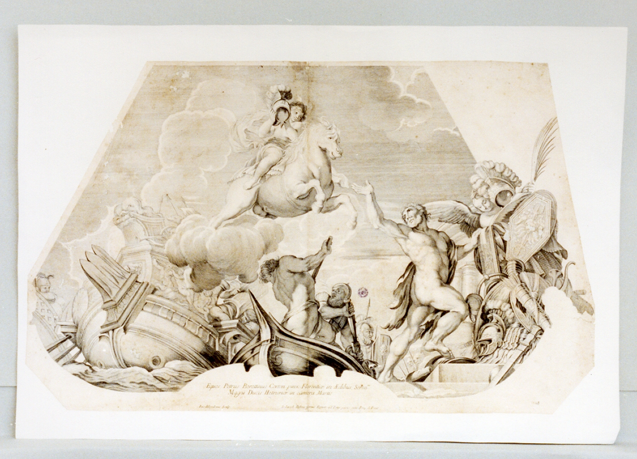 scena mitologica (stampa) di Blondeau Jacques (sec. XVII)