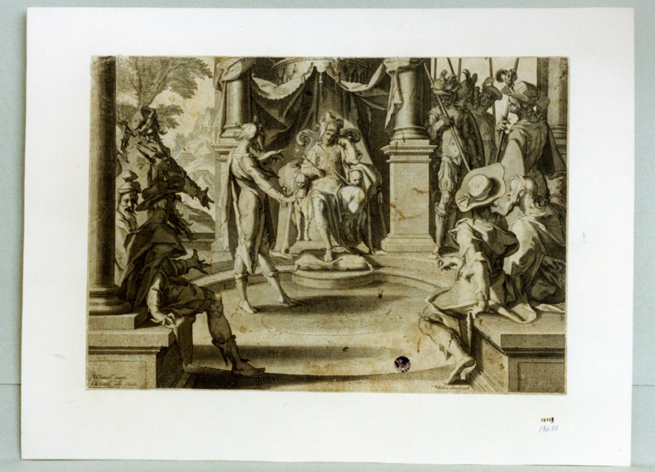 storie sulla vita di Saul (stampa) - ambito tedesco (sec. XVII)