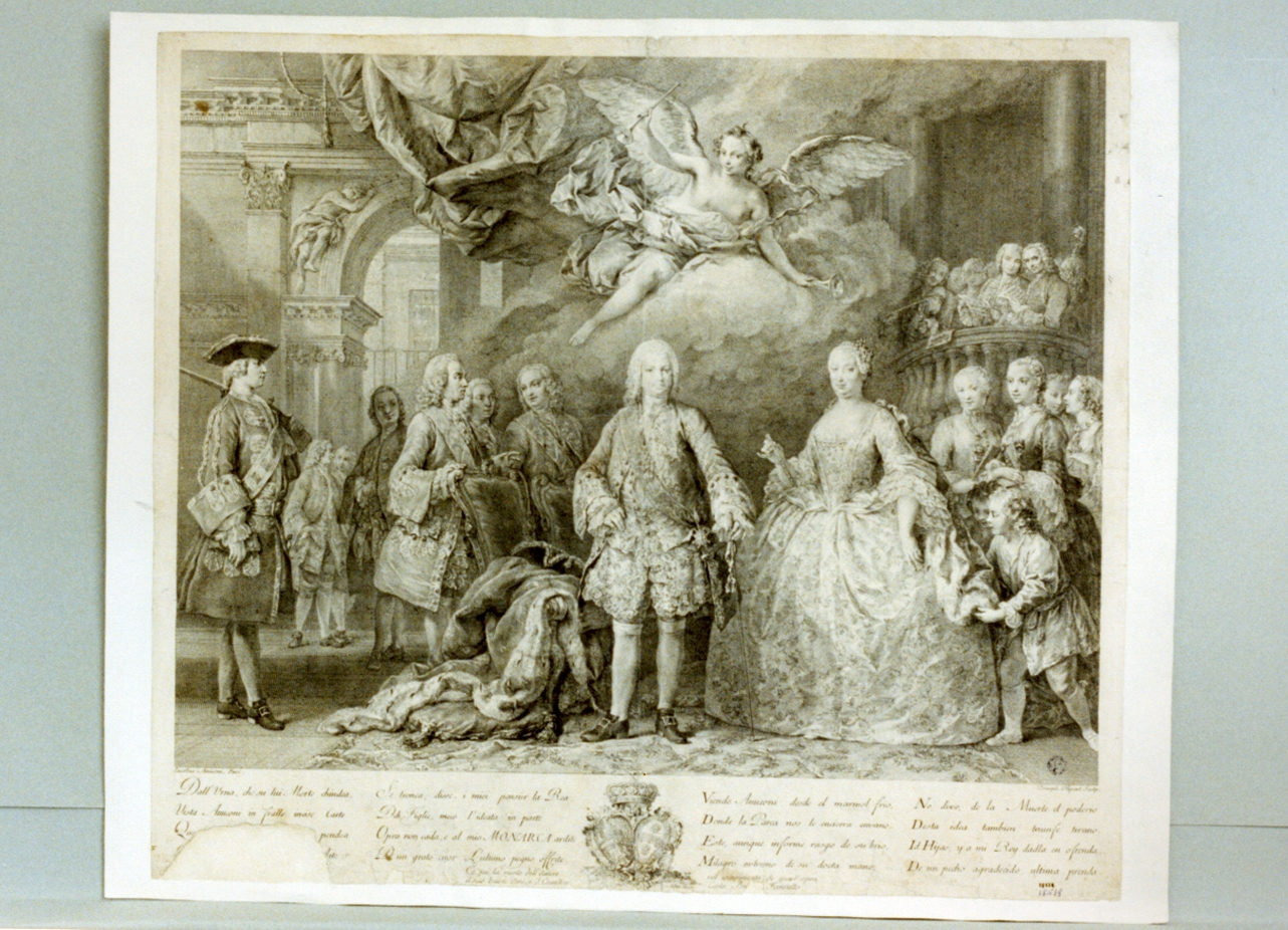 ritratti di sovrani (stampa) di Amigoni Jacopo (sec. XVIII)