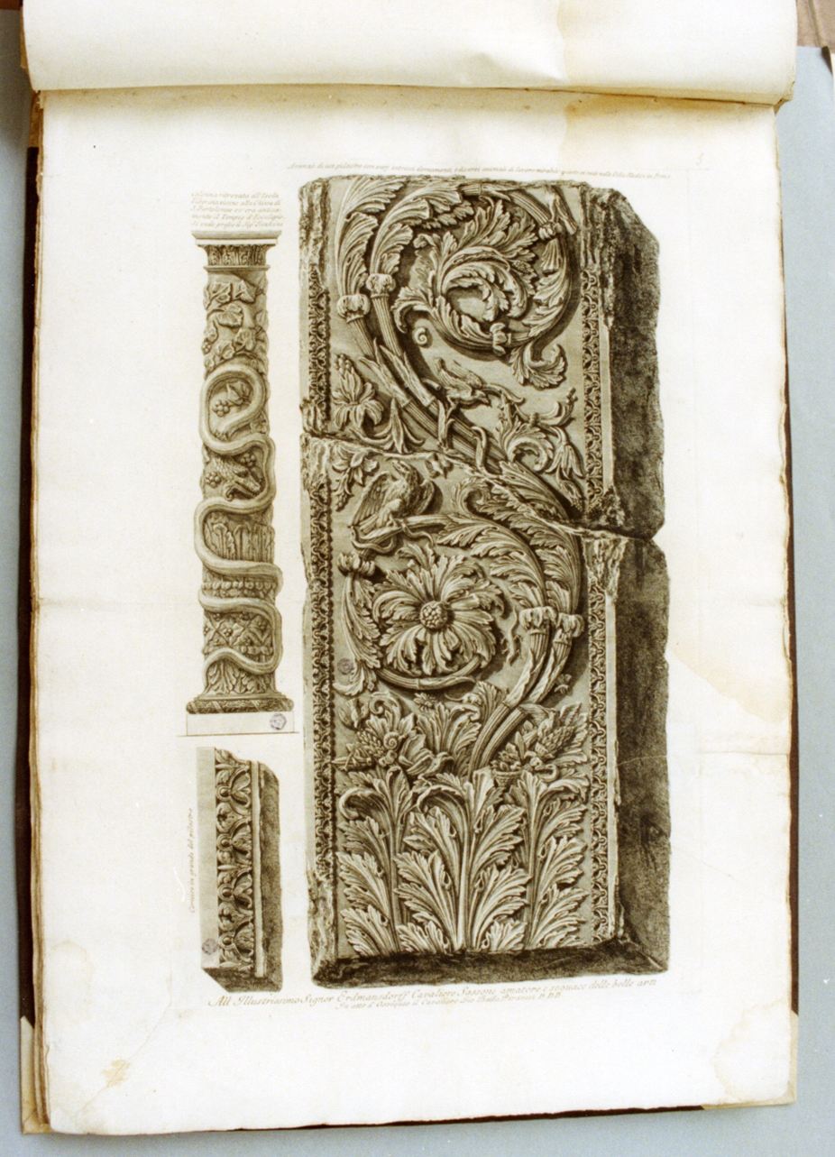 motivi decorativi (stampa) di Piranesi Giovanni Battista (sec. XVIII)