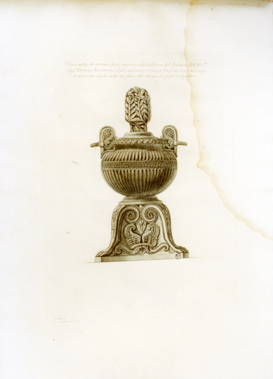 vaso (stampa) di Piranesi Giovanni Battista (sec. XVIII)