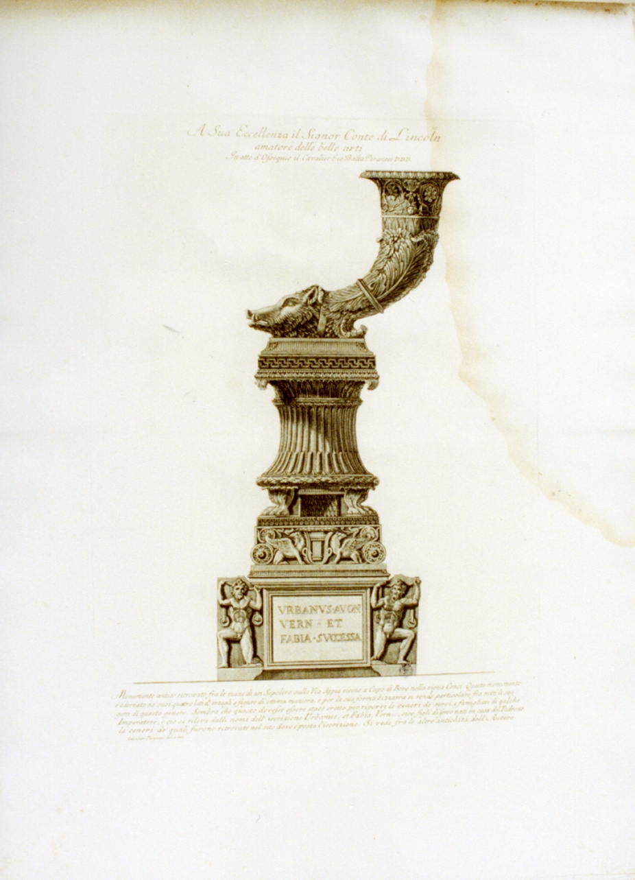trofeo (stampa) di Piranesi Giovanni Battista (sec. XVIII)