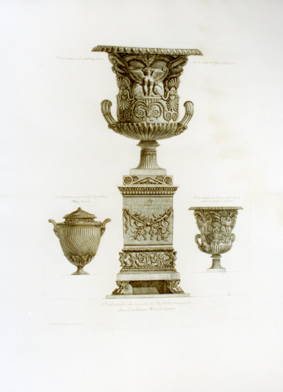 vaso (stampa) di Piranesi Giovanni Battista (sec. XVIII)