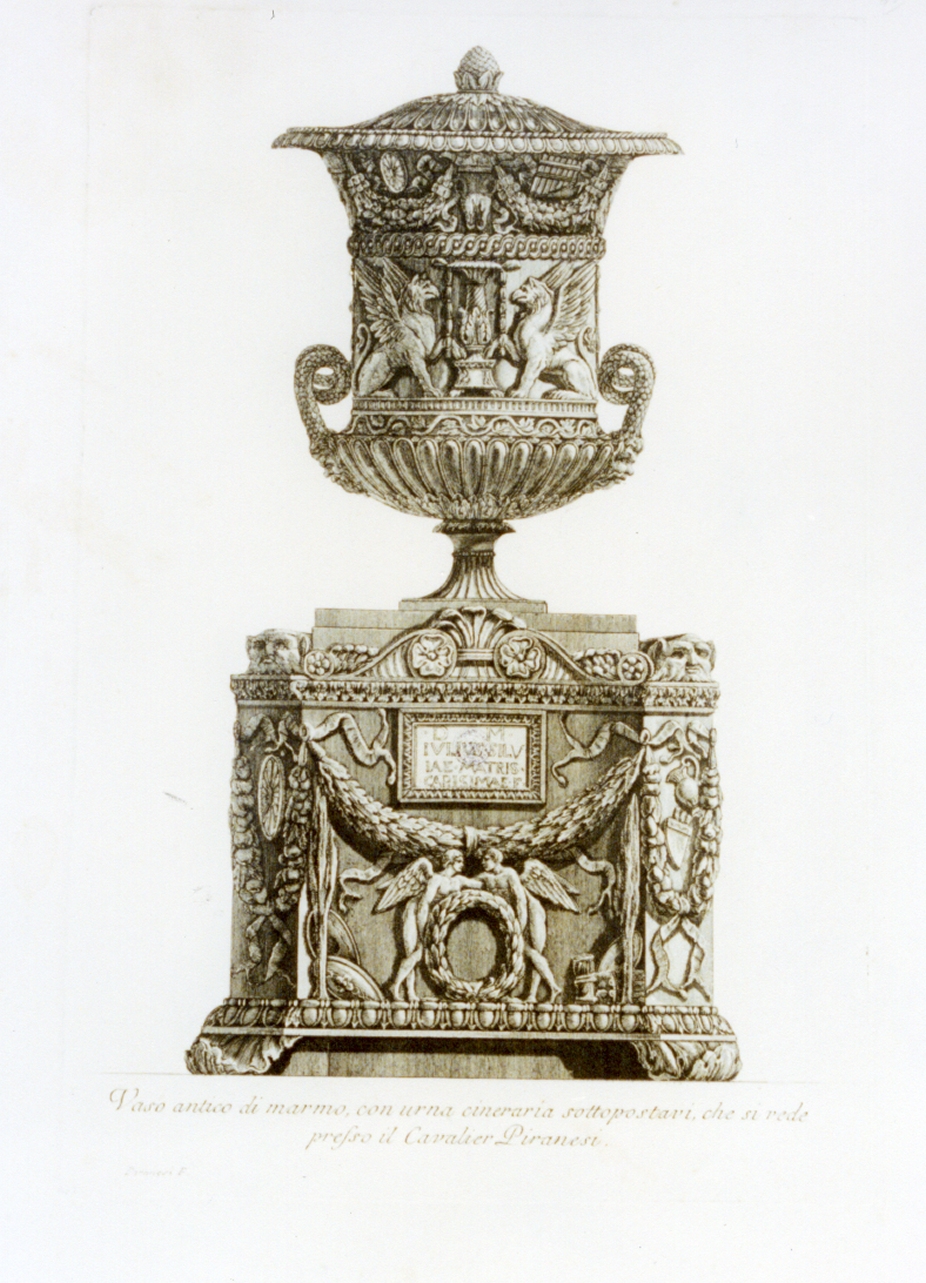 vaso (stampa) di Piranesi Giovanni Battista (sec. XVIII)