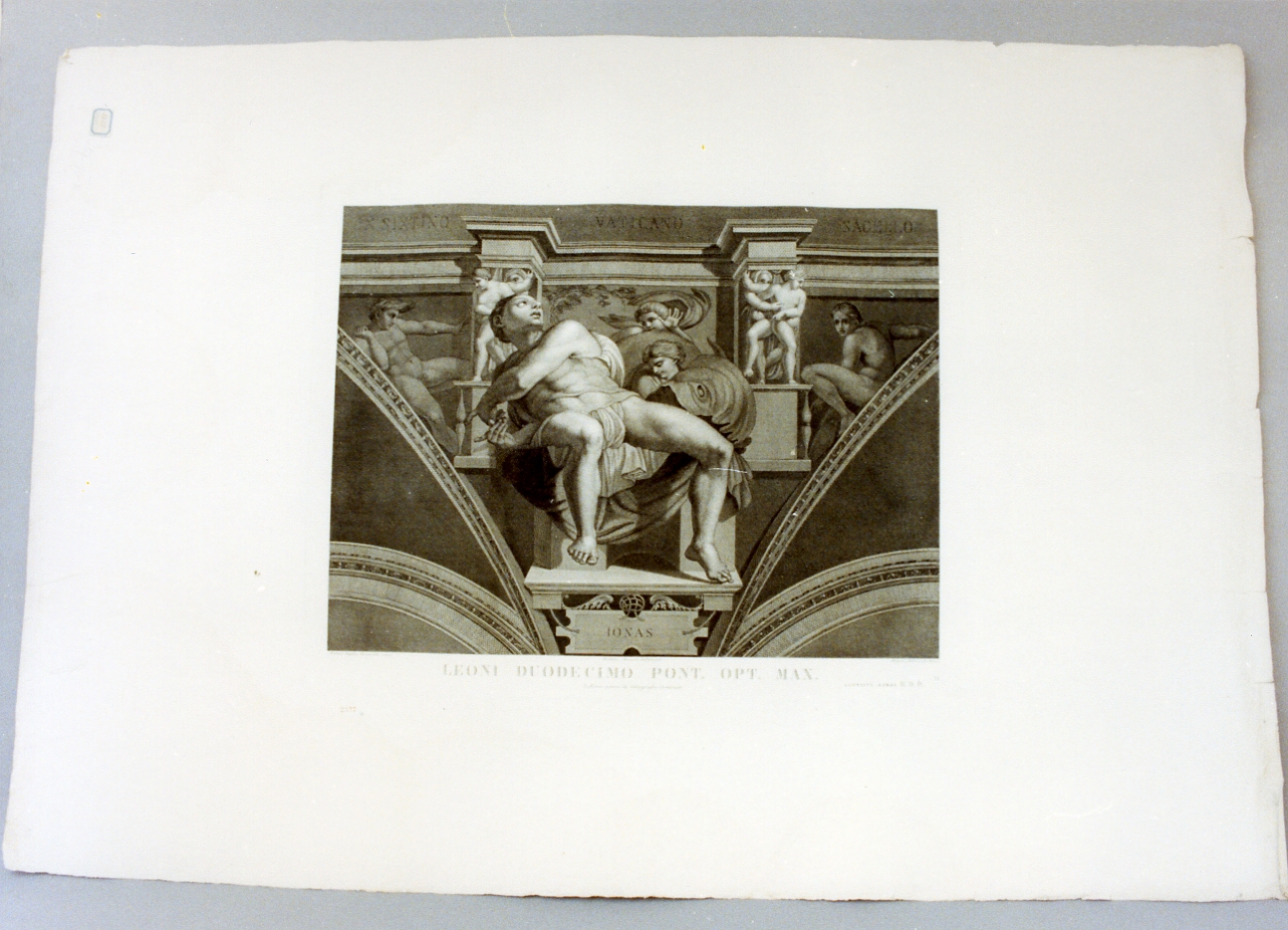 Giona (stampa) di Mancini Teodoro (sec. XIX)