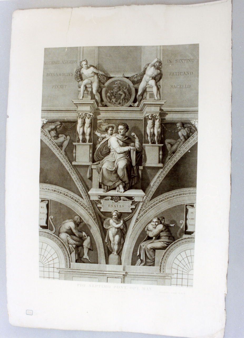 Isaia (stampa) di Cavalleri Ferdinando (sec. XIX)