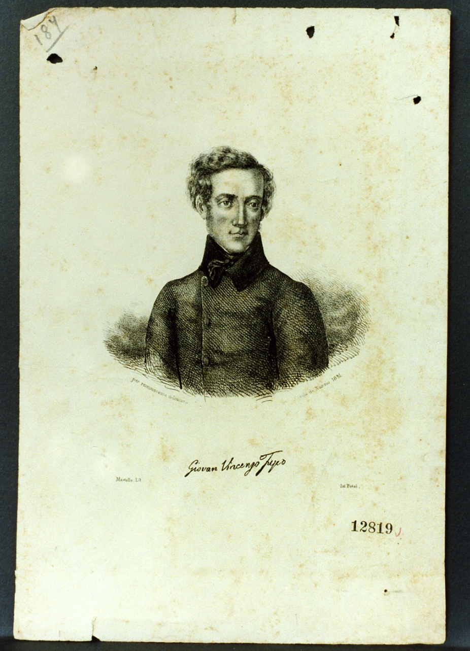 ritratto d'uomo (stampa) - ambito italiano (sec. XIX)