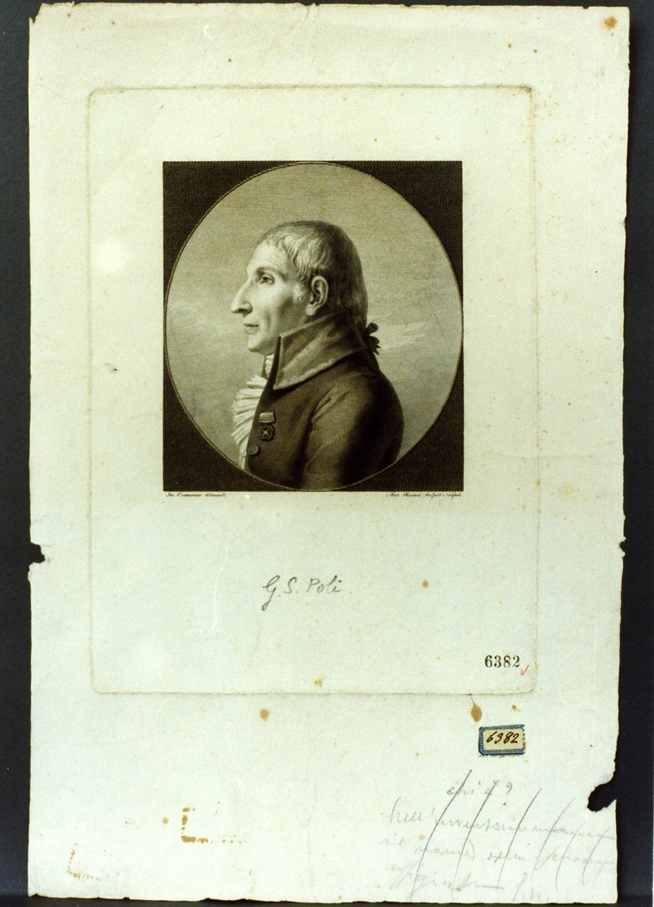 ritratto d'uomo (stampa) di Cammarano Giuseppe, Ricciani Antonio (primo quarto sec. XIX)